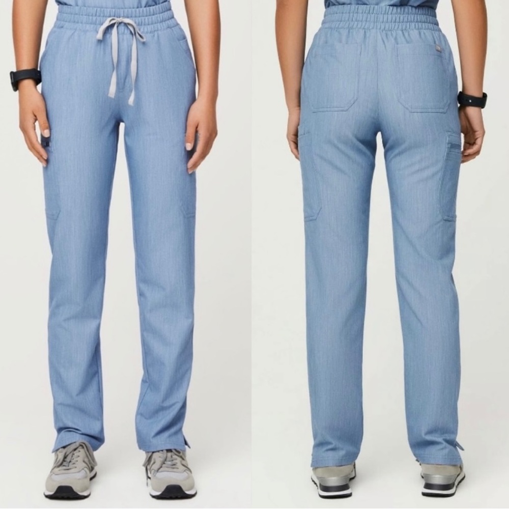 Figs Heathered Indigo High-Waisted Yola size Small/Tall